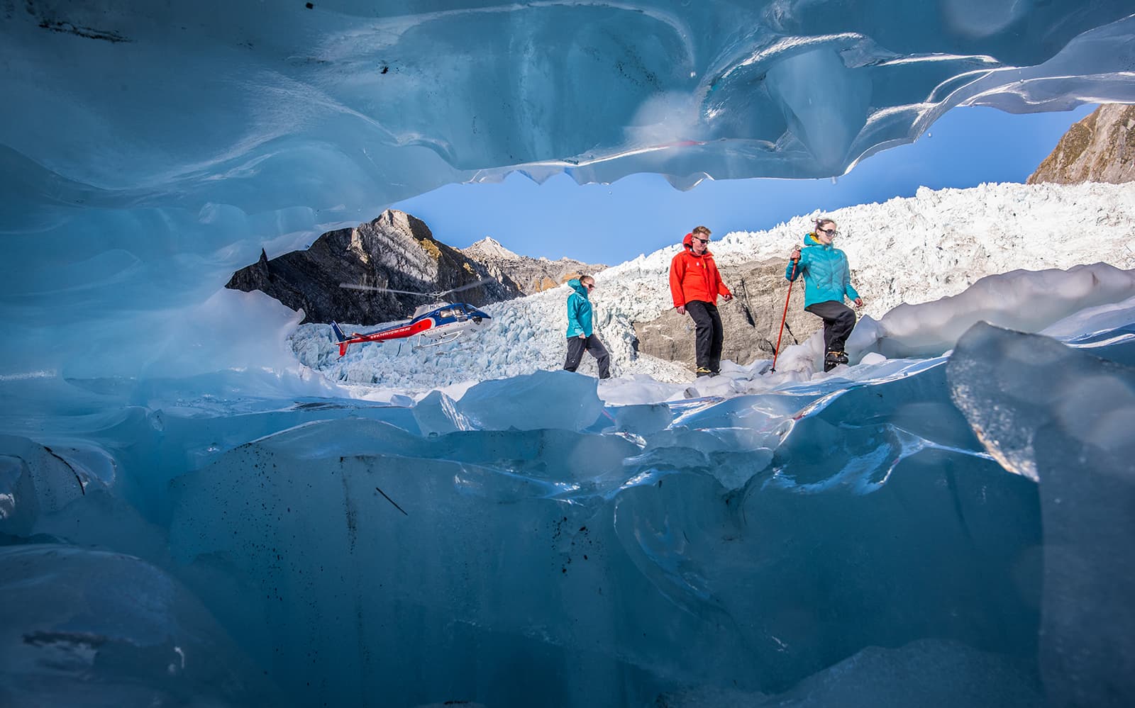 From Franz Josef: Expert Guided Heli-Hike in Franz Josef Glacier tickets in Franz Josef - Attractions | TickYourList