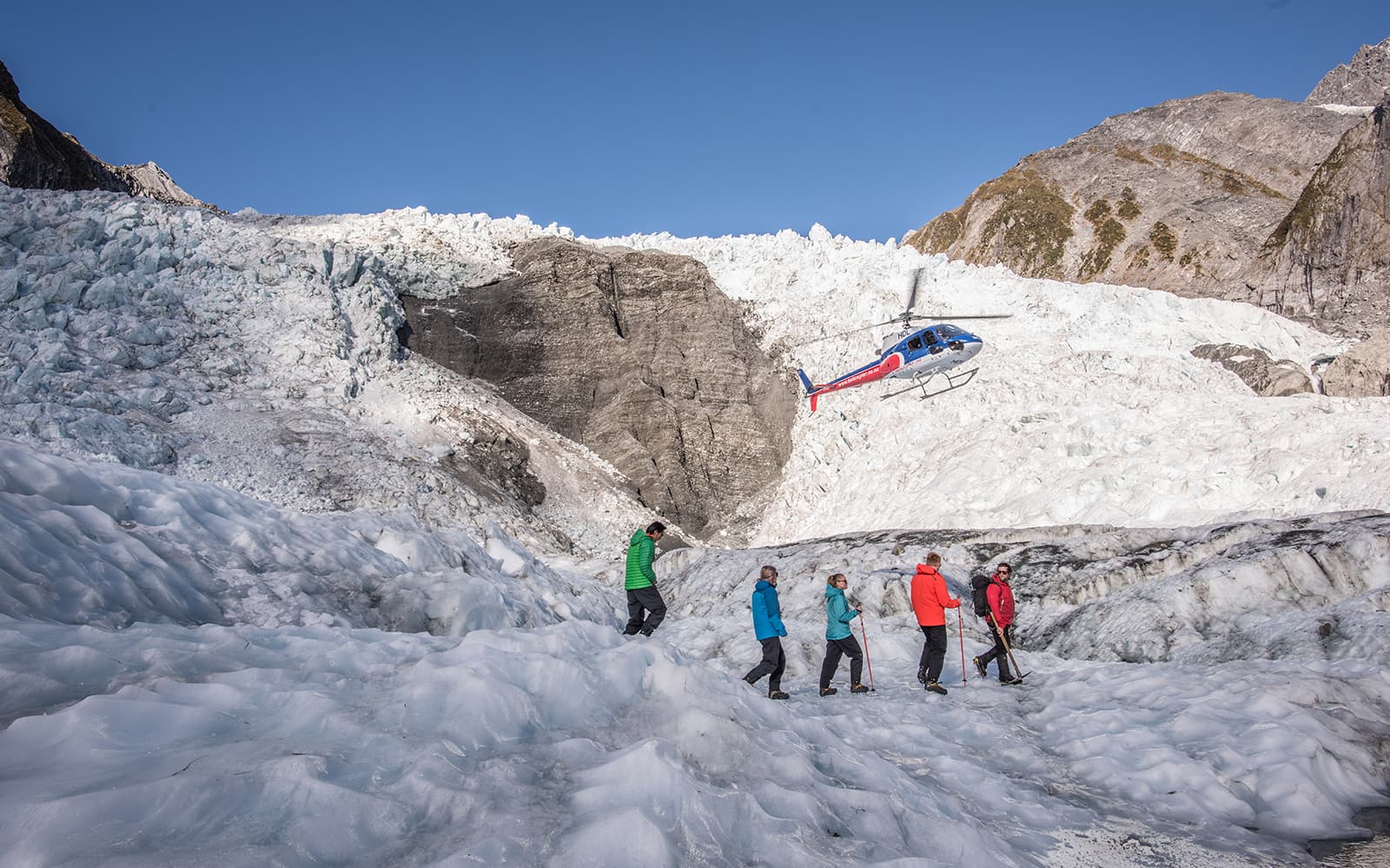 From Franz Josef: Expert Guided Heli-Hike in Franz Josef Glacier tickets in Franz Josef - Activities | TickYourList