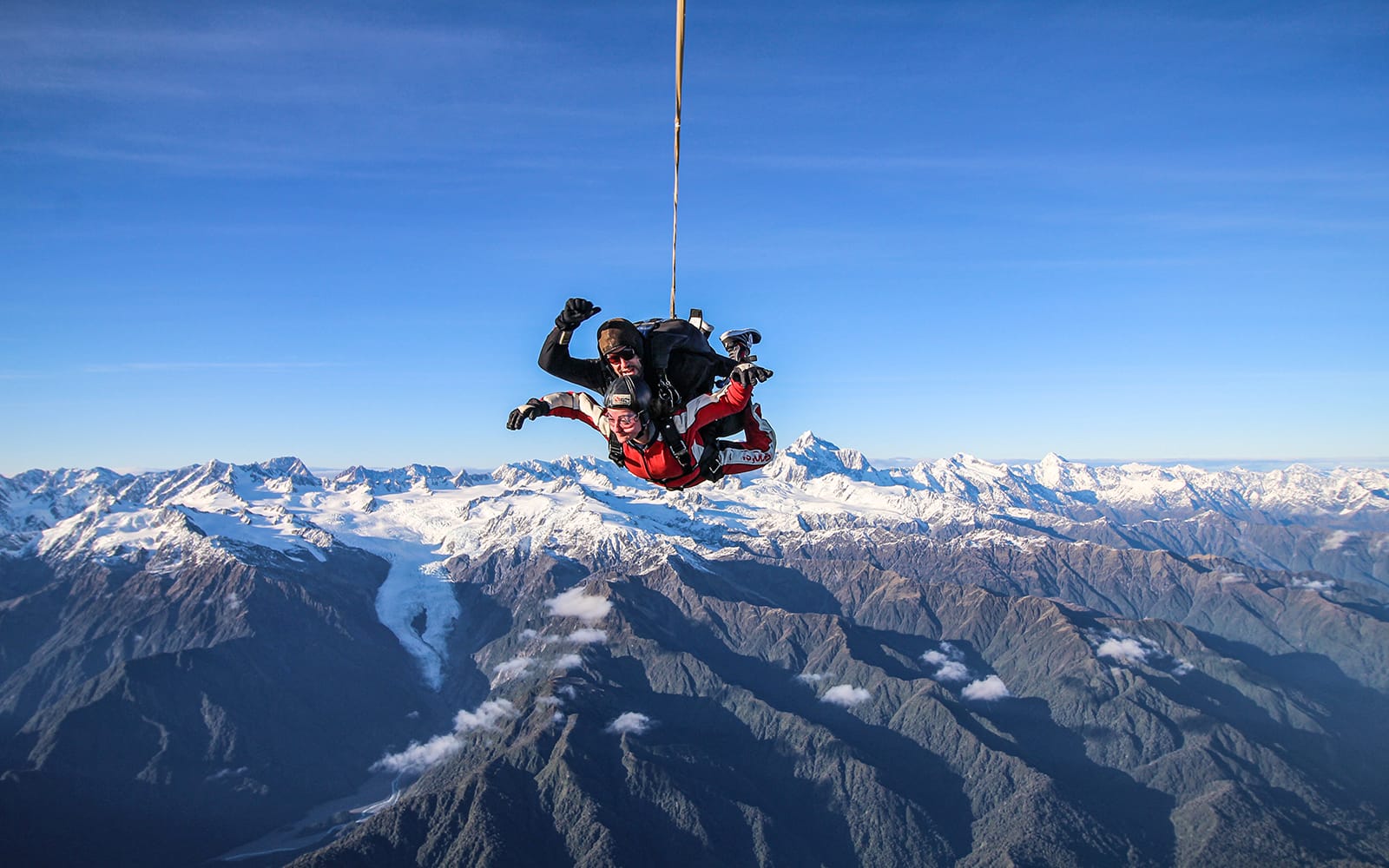 Franz Josef Tandem Skydive: 10,000ft, 13,000ft, 16,500ft or 18,000ft tickets in Franz Josef - Activities | TickYourList