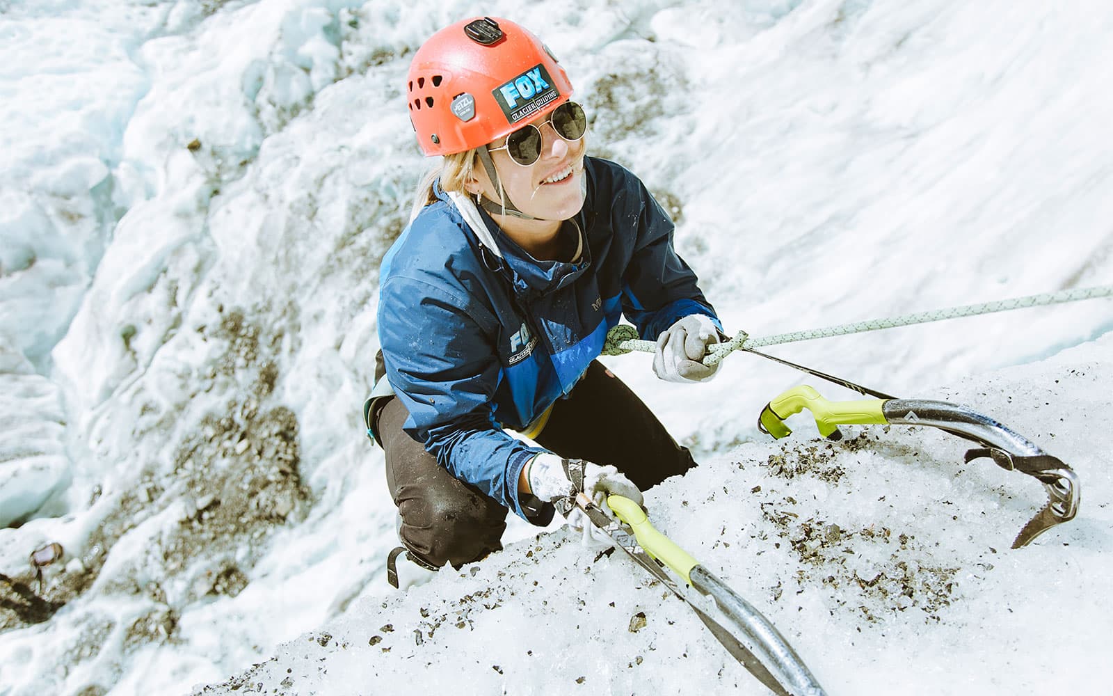 Fox Glacier Heli Ice Climbing Experience