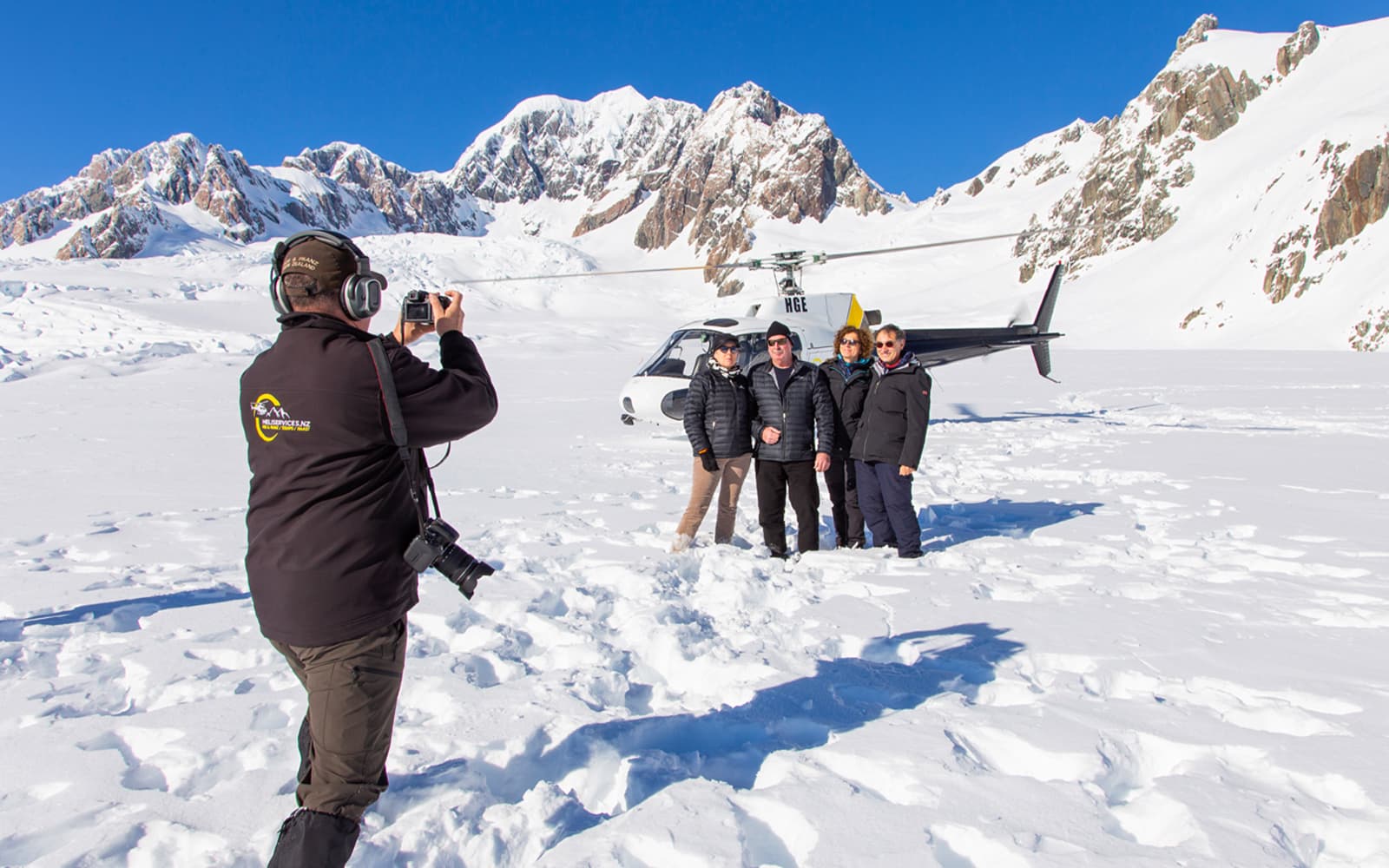 From Fox Glacier: Scenic Helicopter Flight Tour with Snow Landing tickets in Franz Josef - Features | TickYourList