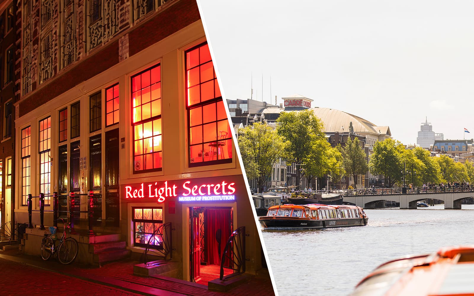 Combo: Red Light Secrets Museum of Prostitution + Amsterdam Canal Cruise Tickets