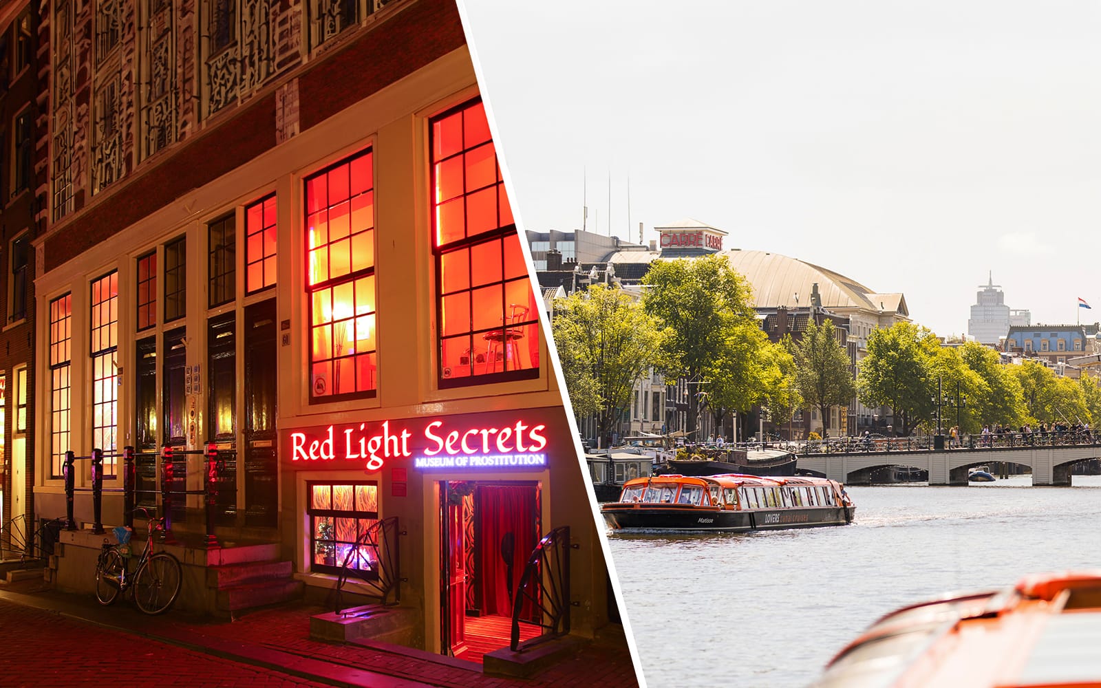 Combo: Red Light Secrets Museum of Prostitution + Amsterdam Canal Cruise Tickets