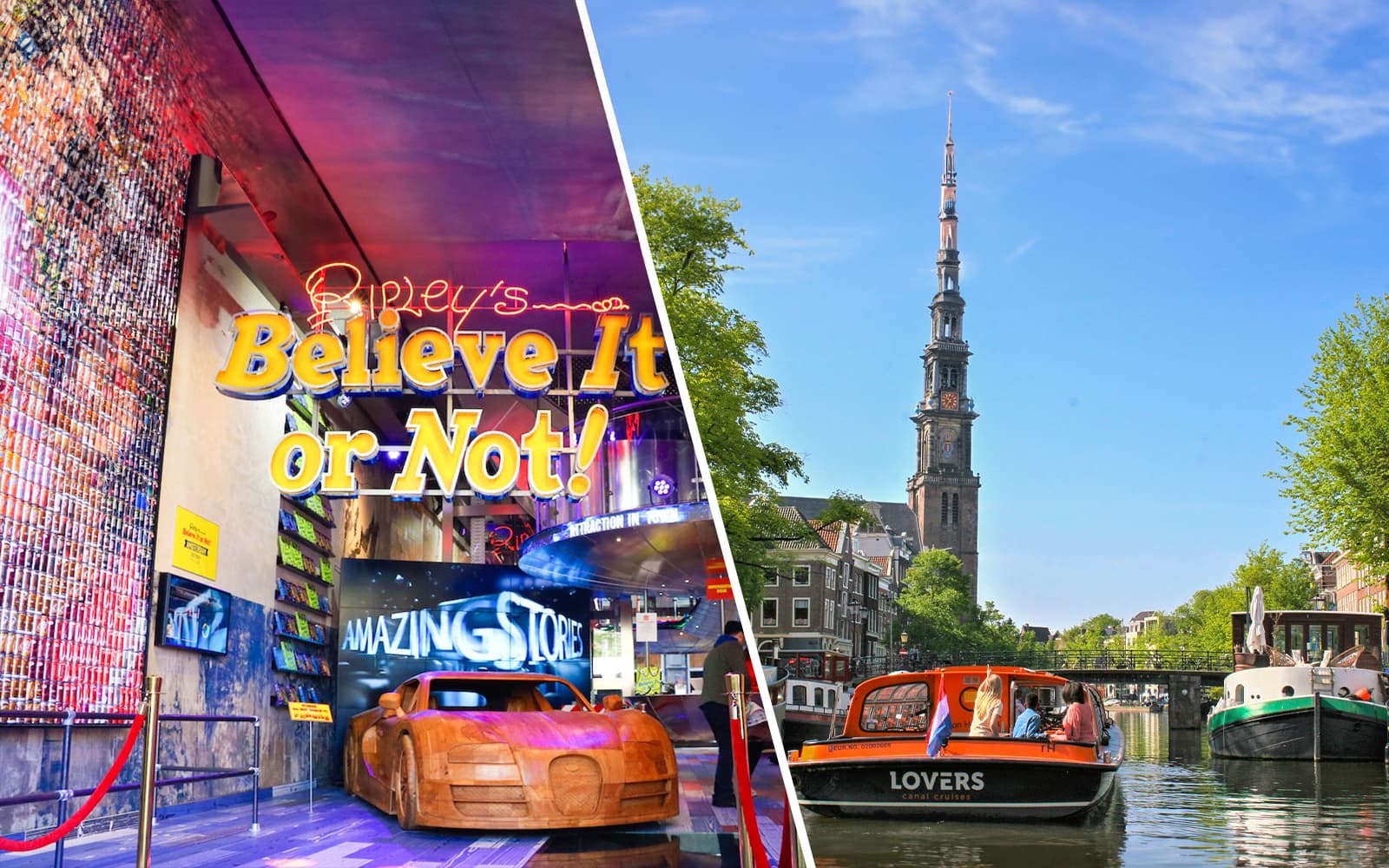 Combo: Ripley's Believe it or Not! + Amsterdam Canal Cruise Tickets