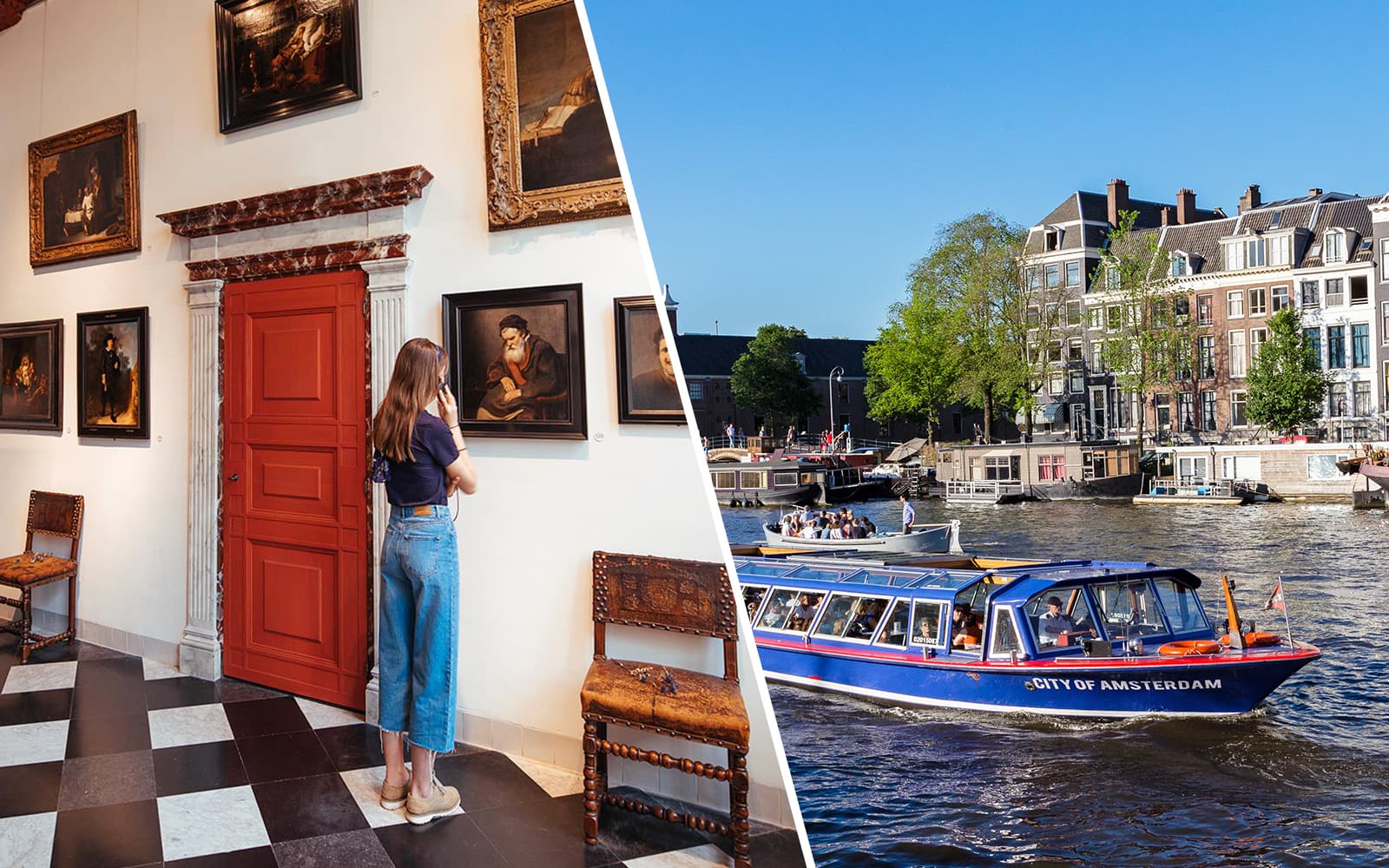 Combo (Save 15%): Rembrandt House Museum Tickets + Amsterdam Canal Cruise