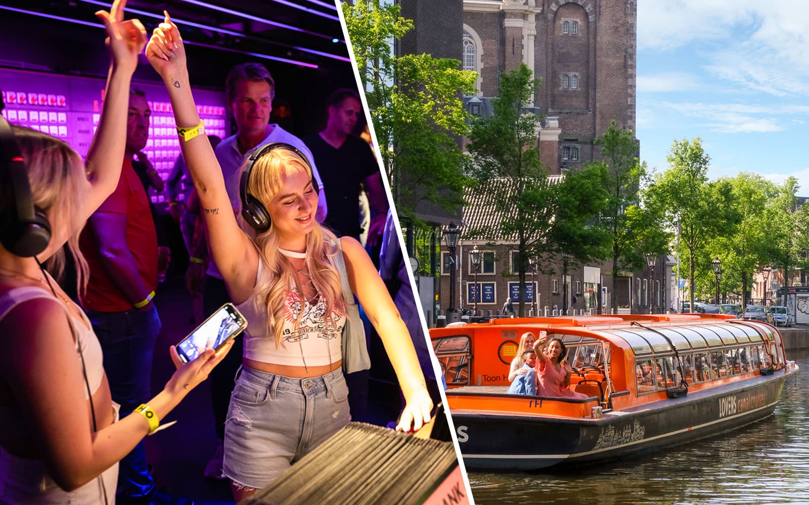 Combo: Our House Museum of Electronic Dance Music + Amsterdam Canal Cruise Tickets