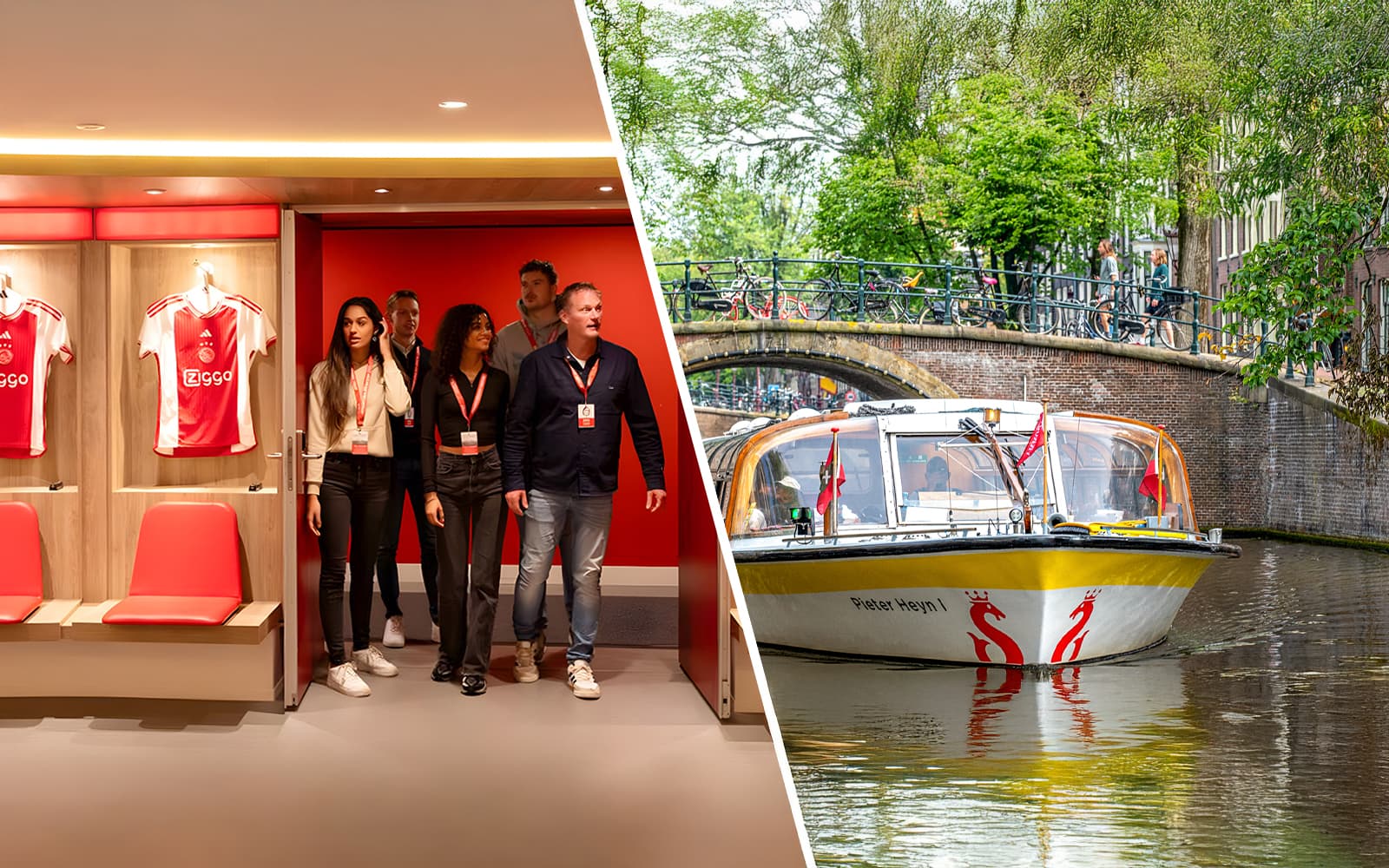 Combo (Save 12%): Johan Cruijff ArenA Stadium Tour + 1-Hour Amsterdam Canal Cruise experience tickets in Amsterdam | TickYourList