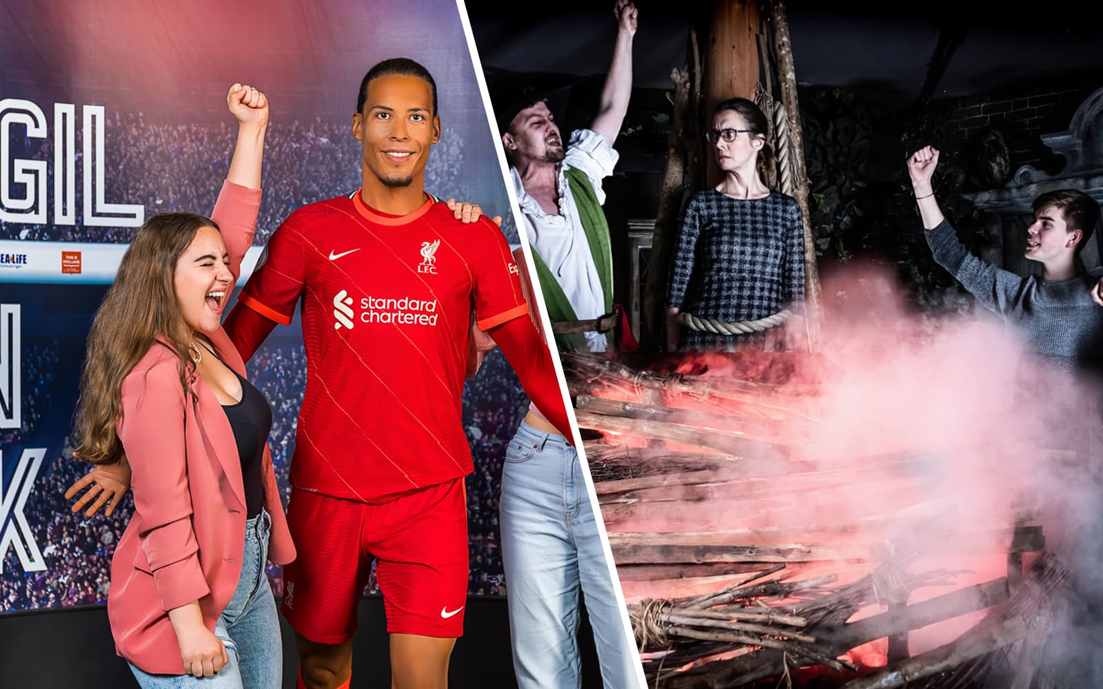 Combo (Save 10%): Madame Tussauds Amsterdam + Amsterdam Dungeon Tickets