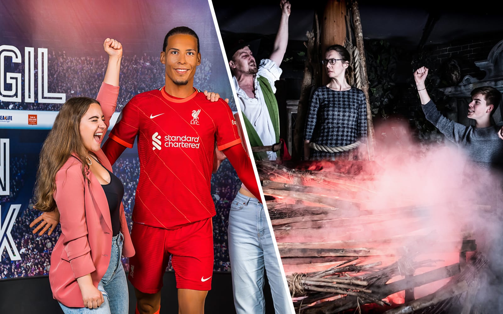 Combo (Save 10%): Madame Tussauds Amsterdam + Amsterdam Dungeon Tickets