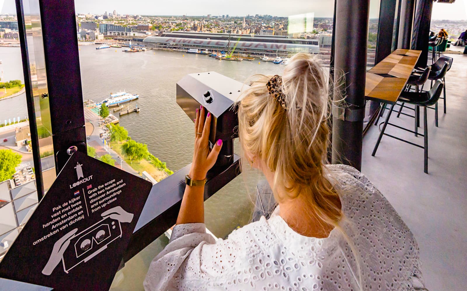 A'DAM Lookout Fast-Track Tickets with 2 Drinks in Amsterdam - Activities | TickYourList