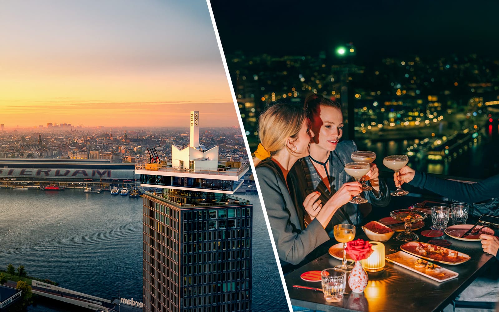 A'DAM Lookout Fast-Track Entry with Dining Options experience tickets in Amsterdam | TickYourList