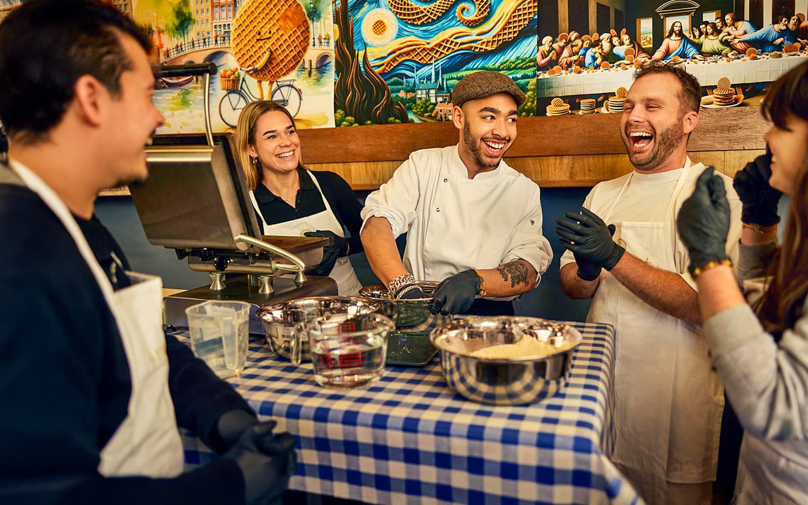 Traditional Dutch Syrup Waffle-Making Workshop