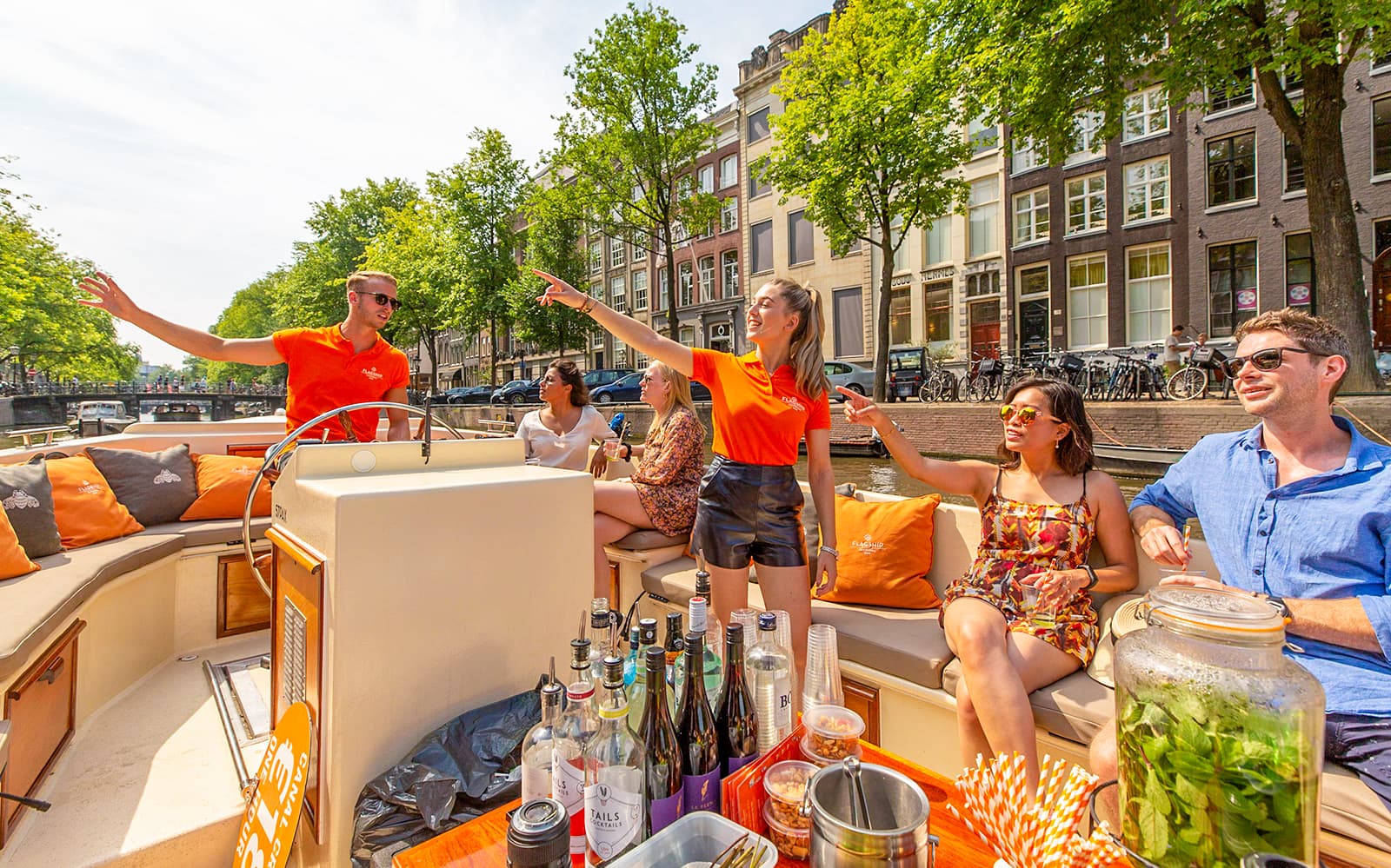 Amsterdam: Luxury Open Boat Cruise with Onboard Bar tickets in Amsterdam - Attractions | TickYourList
