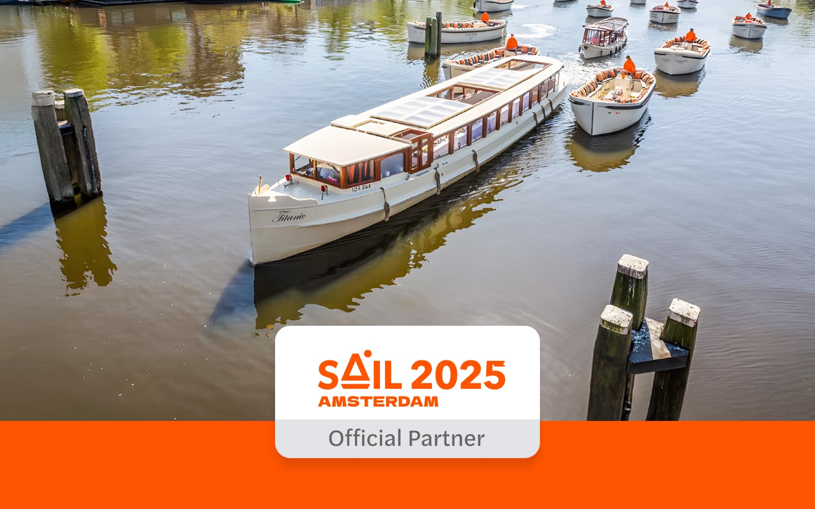 1-Hour SAIL Amsterdam Classic Saloon Boat Cruise experience tickets in Amsterdam | TickYourList