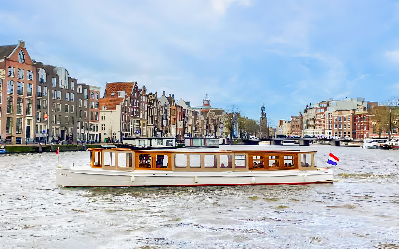 1-Hour SAIL Amsterdam Classic Saloon Boat Cruise tickets in Amsterdam - Highlights | TickYourList