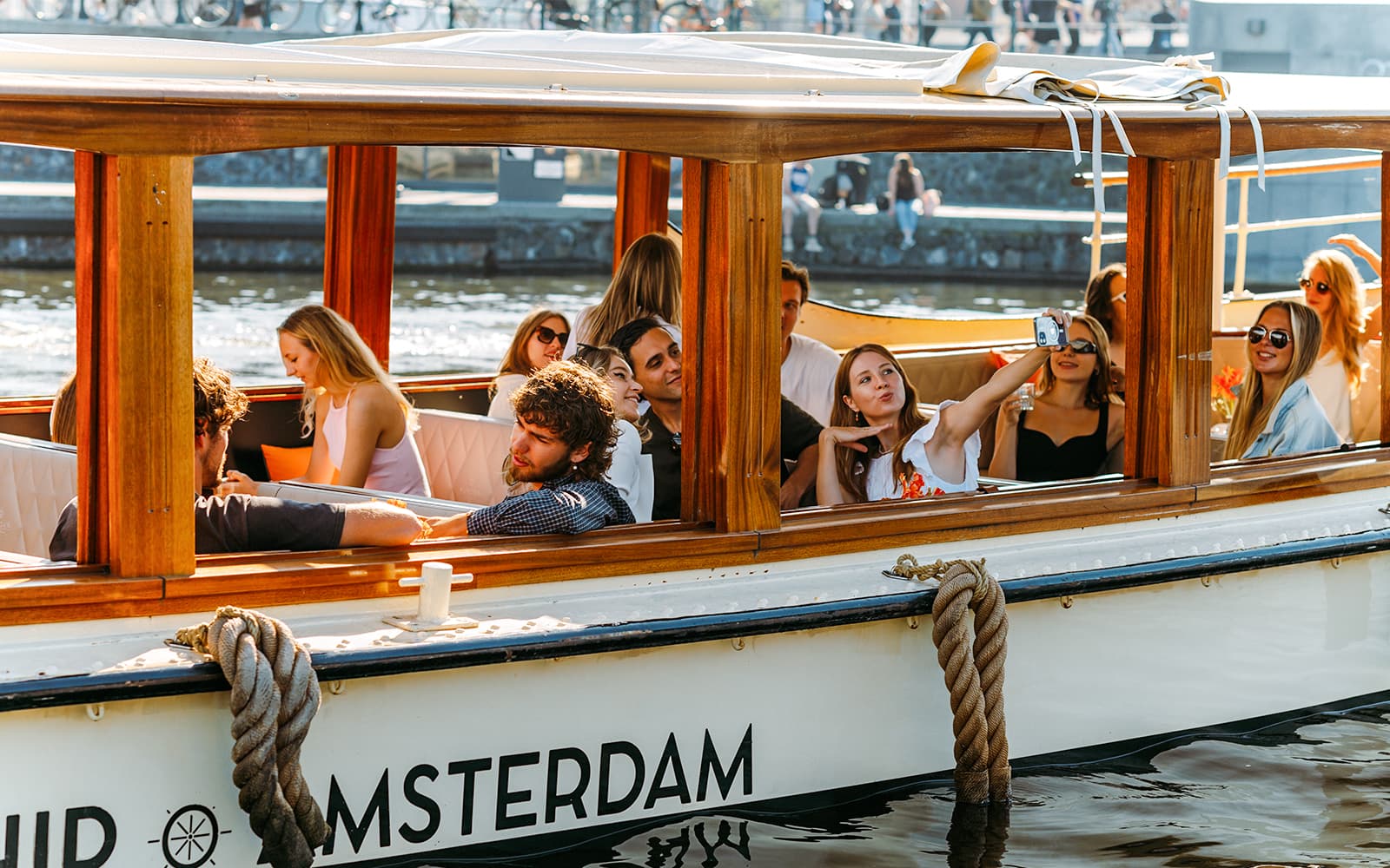 1-Hour SAIL Amsterdam Classic Saloon Boat Cruise tickets in Amsterdam - Features | TickYourList