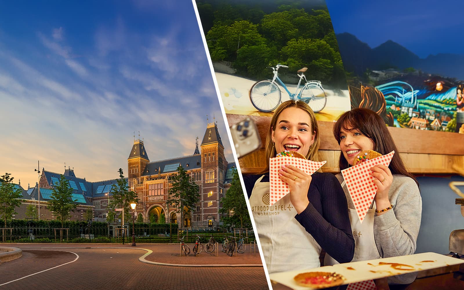 Combo (Save 5%): Rijksmuseum Entry Tickets + Traditional Dutch Syrup Waffle-Making Workshop experience in Amsterdam | TickYourList