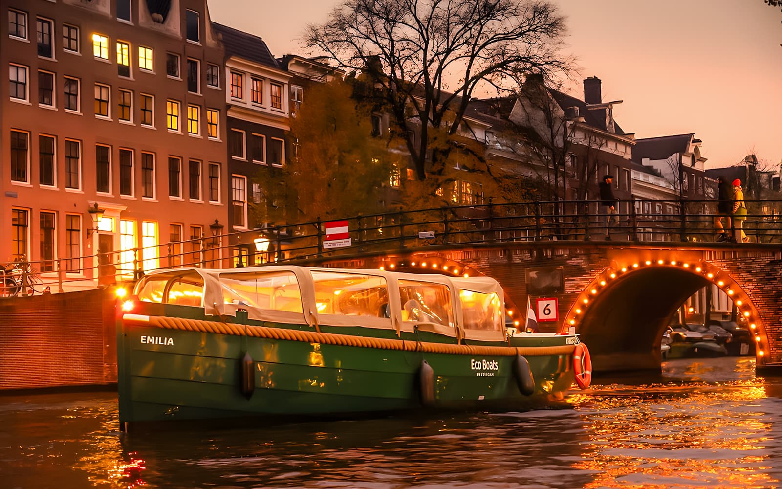 Amsterdam: Eco-Friendly Canal Cruise with Onboard Bar tickets in Amsterdam - Attractions | TickYourList