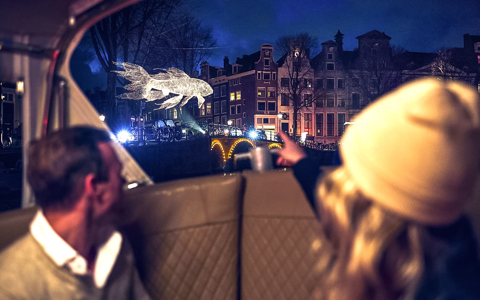 Amsterdam Light Festival: 90-Min Extended Luxury Cruise with Unlimited Drinks or Prosecco tickets in Amsterdam - Features | TickYourList