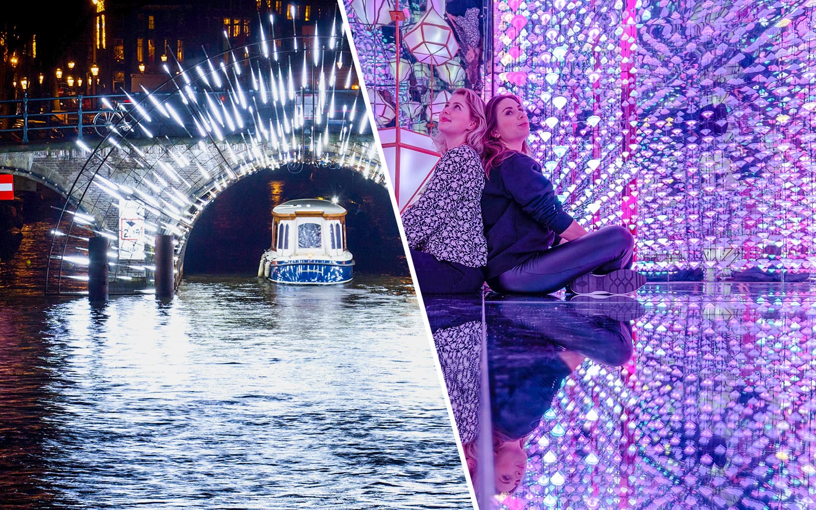 Combo (Save 22%): Amsterdam Light Festival Small Group Cruise + Access to Moco Museum