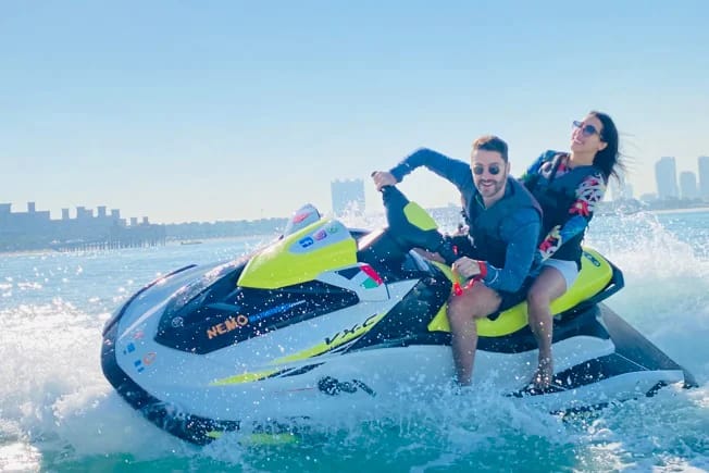 exciting jet ski adventure near Burj Al Arab
