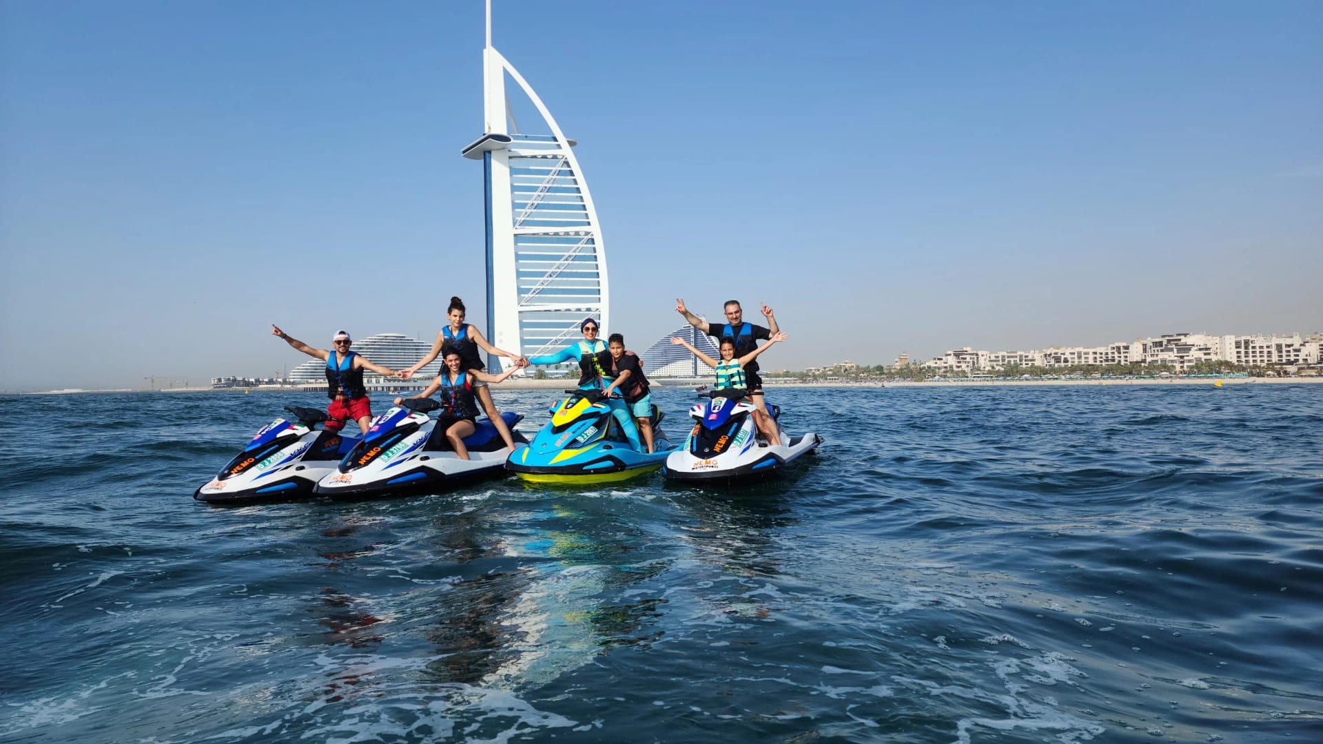 exciting jet ski experience near Burj Al Arab, Dubai