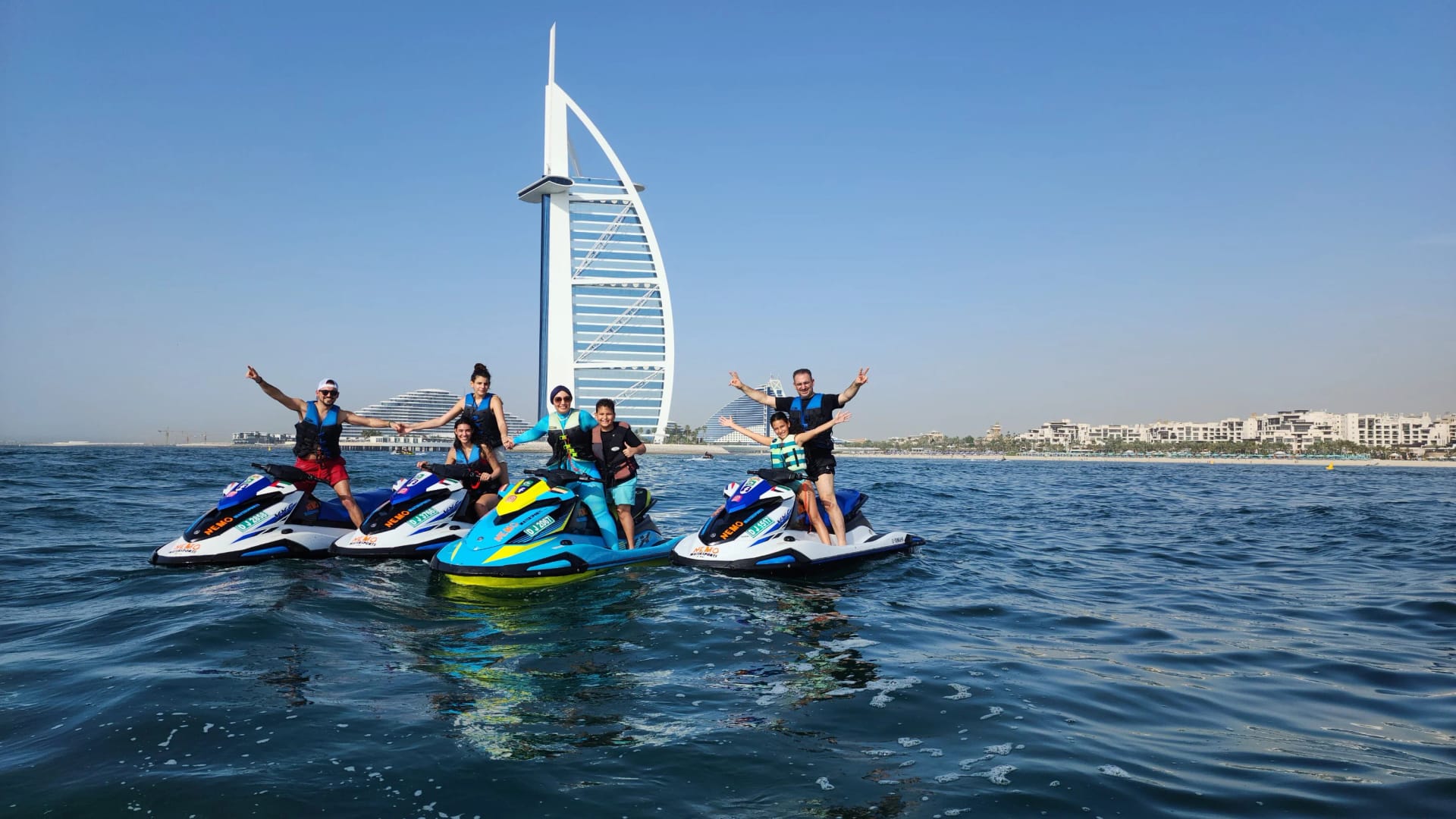 Exciting jet ski adventure at Burj Al Arab, Dubai