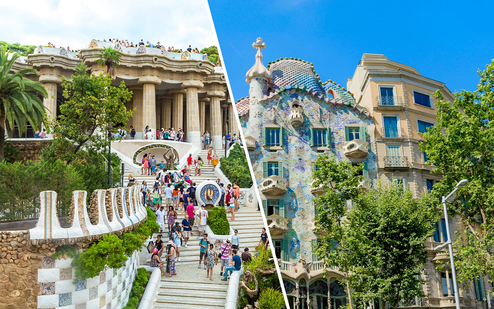 Combo: Park Güell + Casa Batlló Timed Entry Tickets