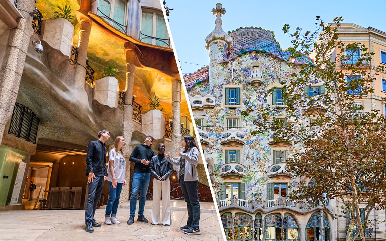 Combo (Save 5%): Casa Milà + Casa Batlló Entry Tickets with Audio Guide