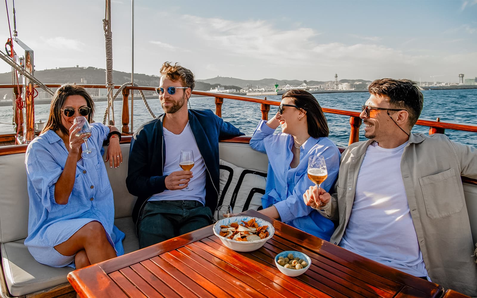 Barcelona Sightseeing Cruise on a Wooden Gullet