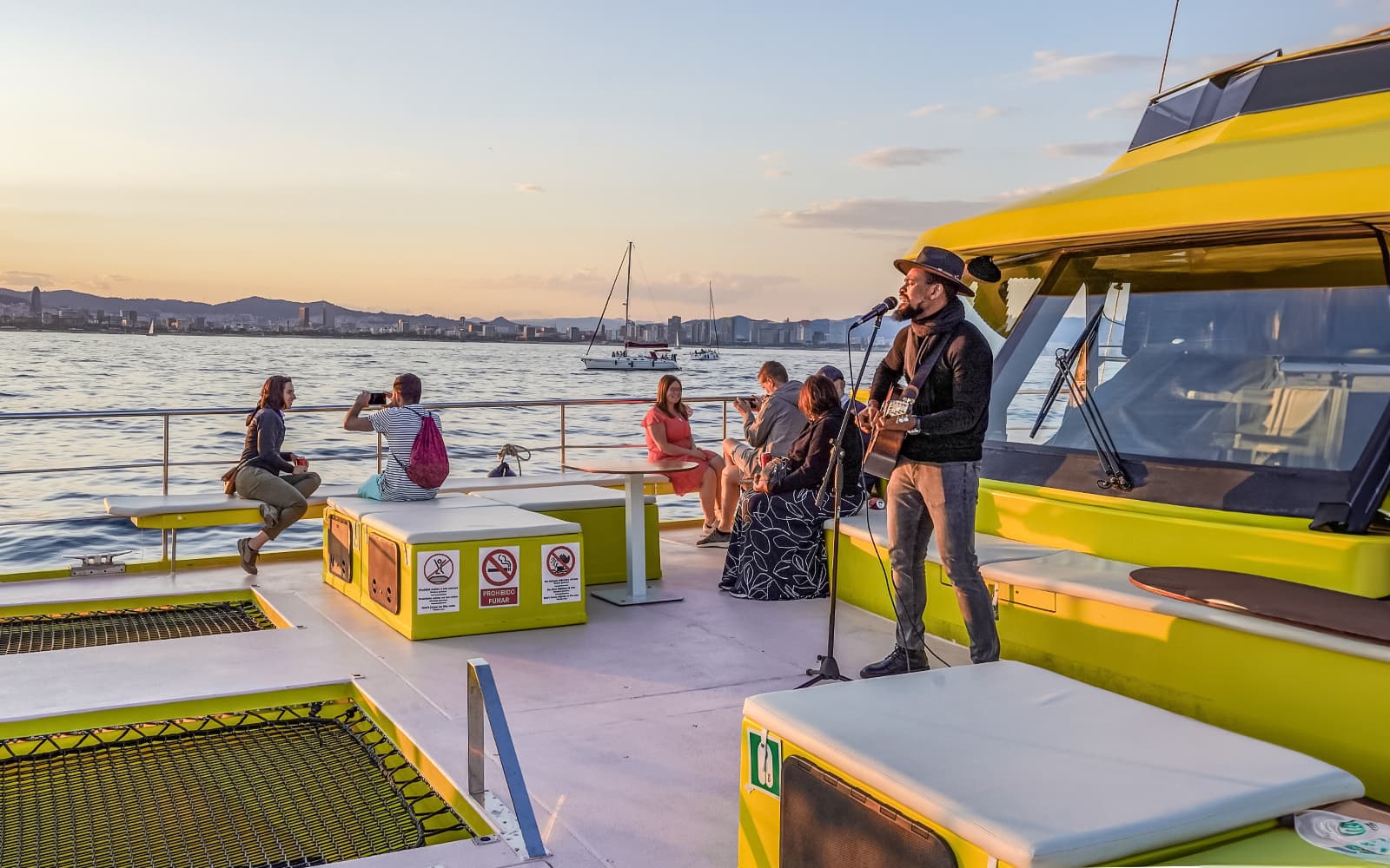 Barcelona Sightseeing Cruise on an Eco-Catamaran