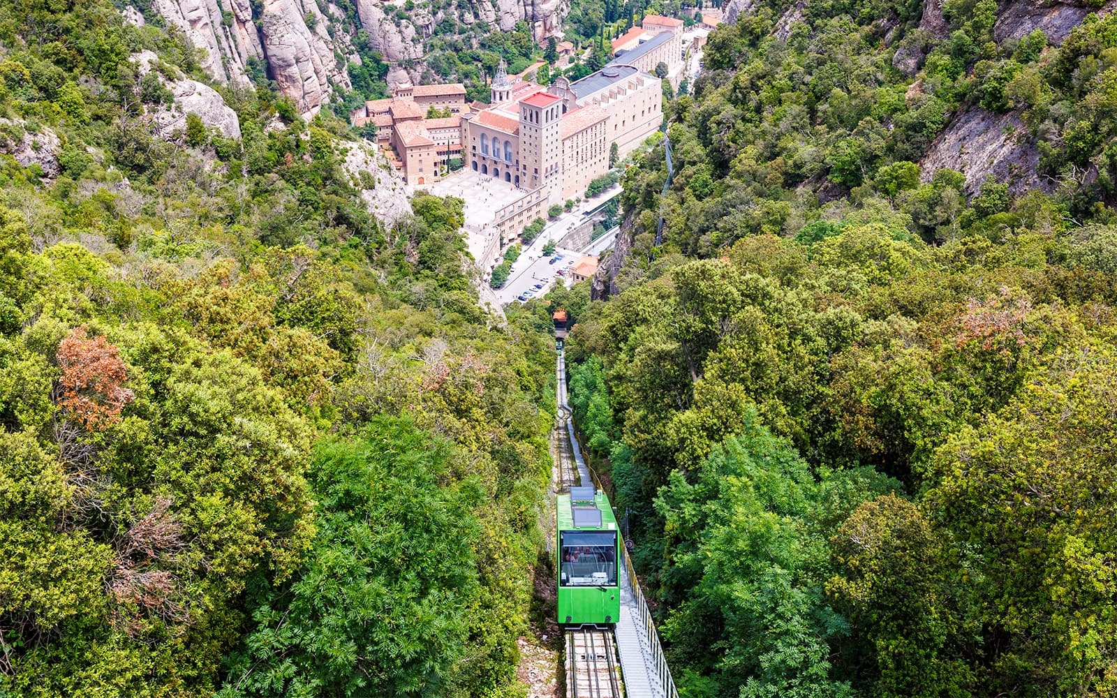 From Barcelona: Montserrat Monastery & Black Madonna With Train Tickets & Audio Guide