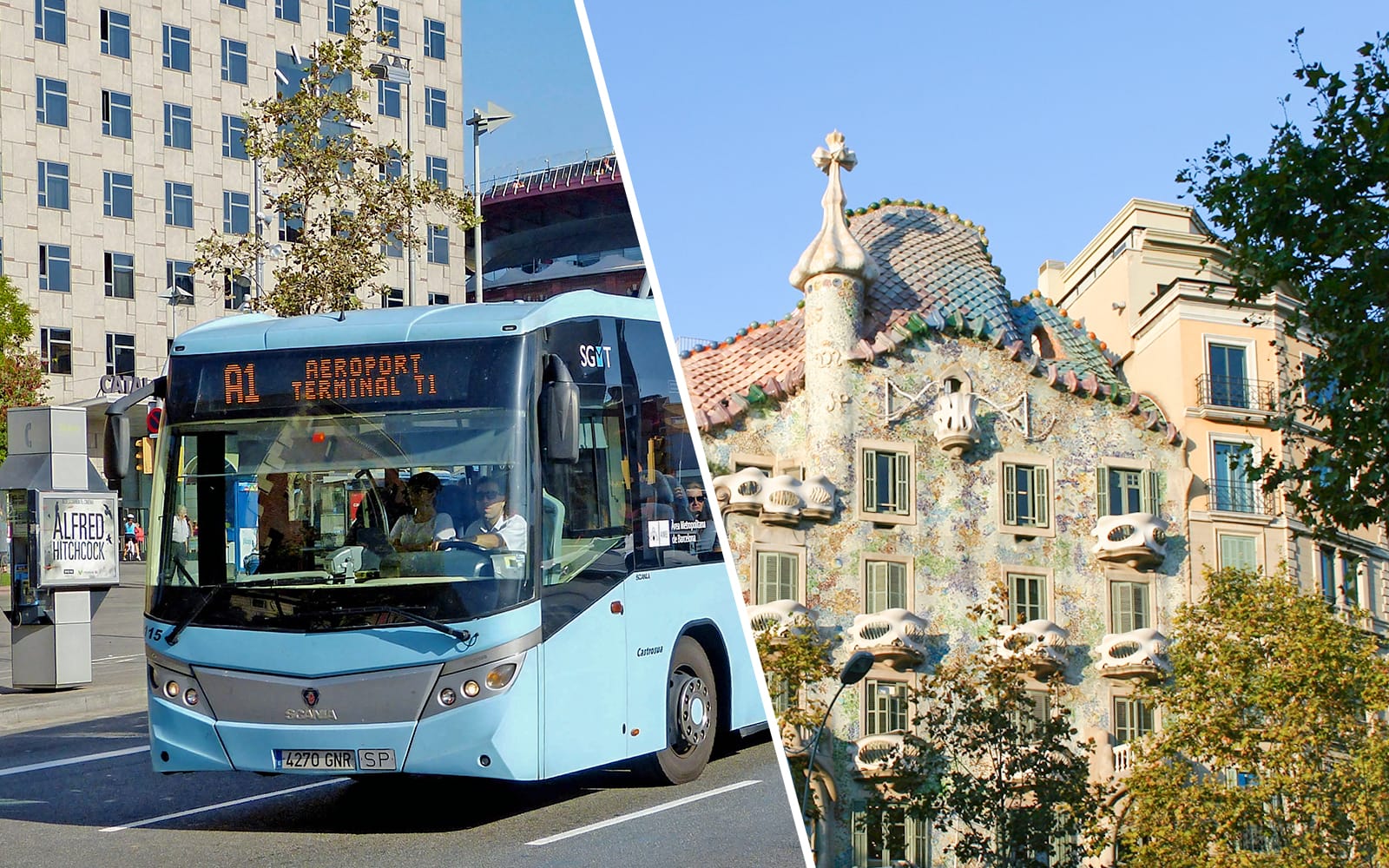 Combo (Save 3%): AEROBUS Barcelona Airport Transfer + Casa Batlló Timed Entry Ticket experience in Barcelona | TickYourList