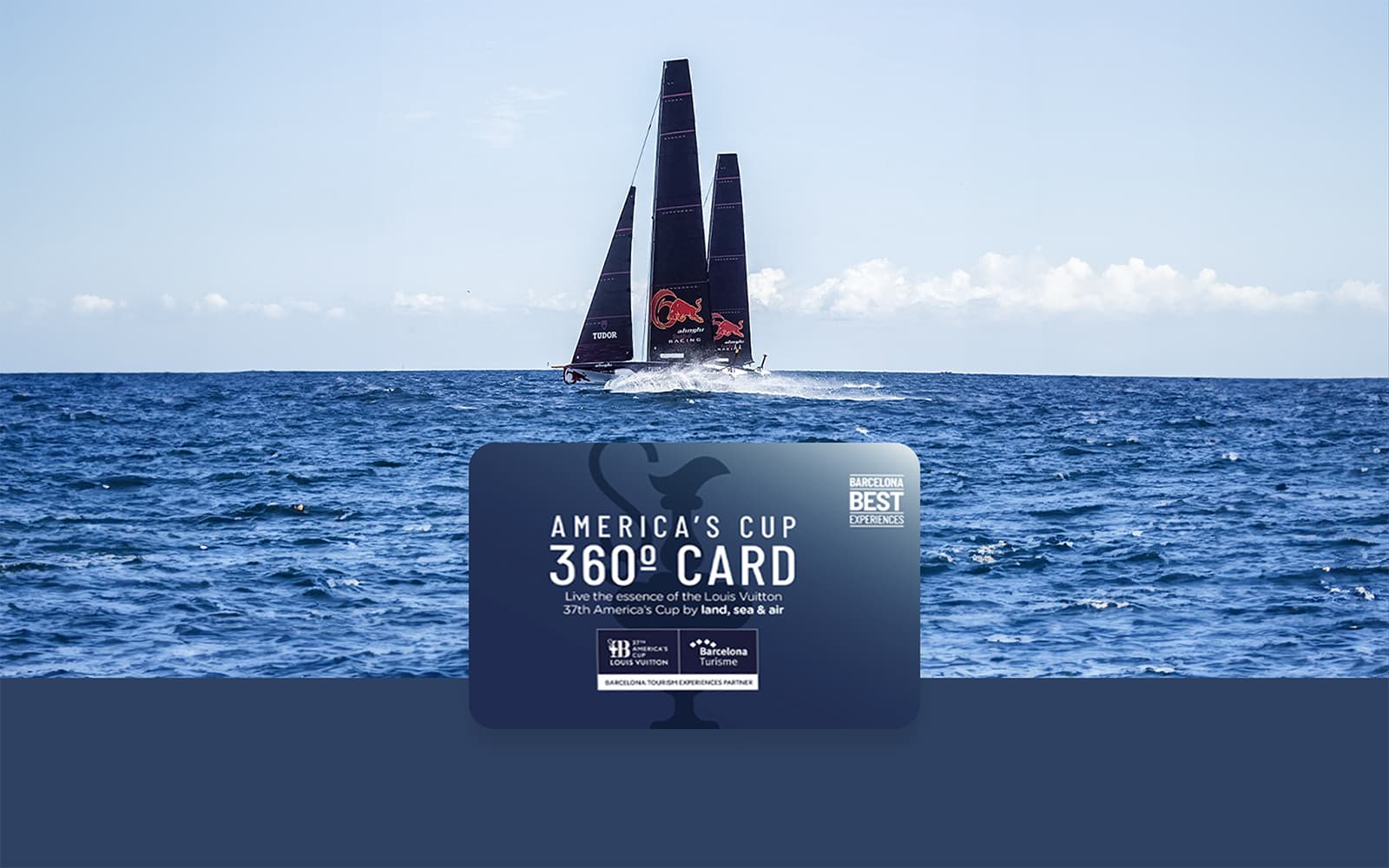America's Cup 360º Card: Barcelona by Sea, Land & Air