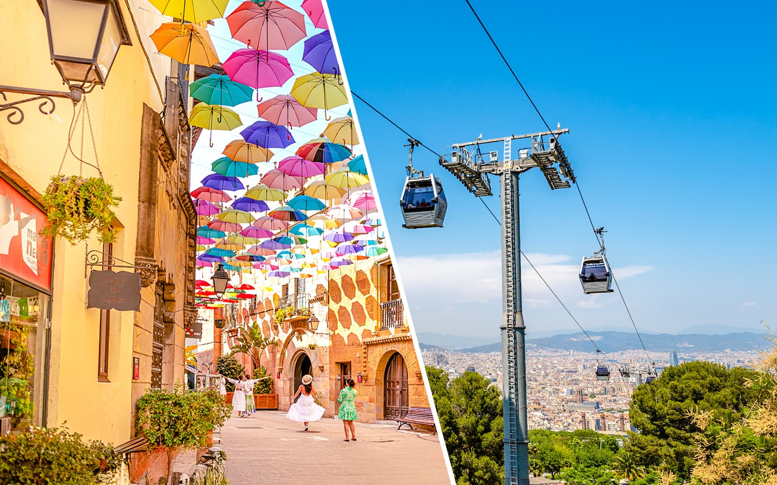 Combo (Save 5%): Montjuïc Cable Car + Poble Espayol Tickets