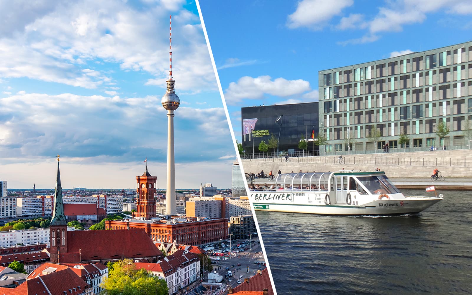 Combo (Save 5%): Berlin TV Tower Entry Tickets + Guided City Cruise