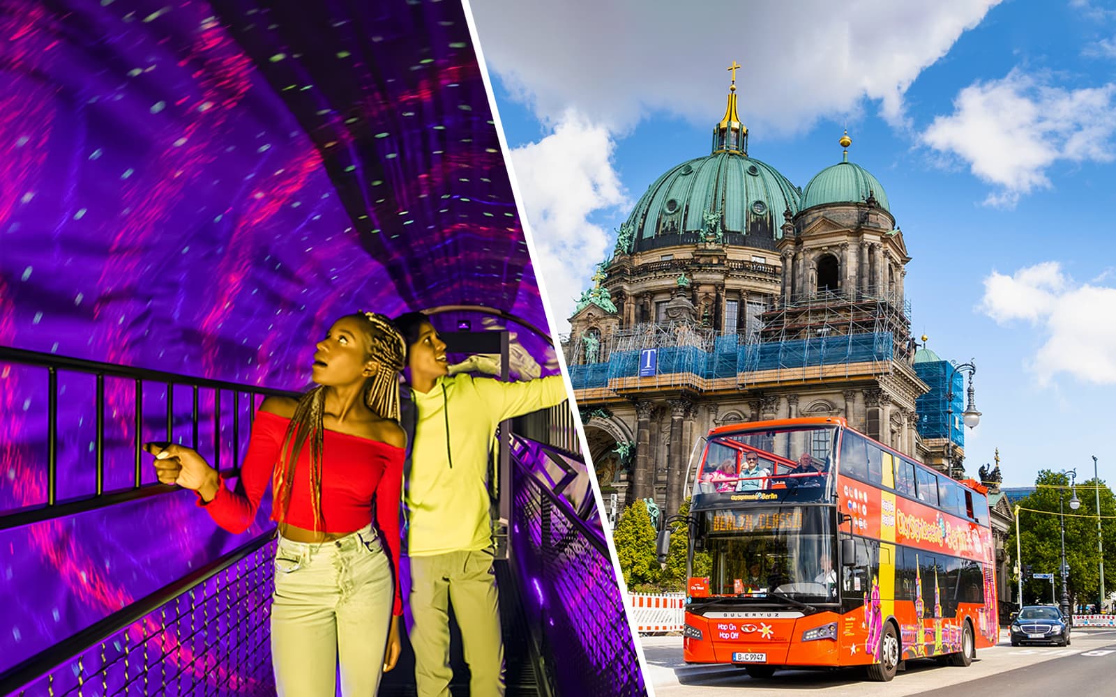 Combo (Save 5%): Illuseum Berlin Tickets + Berlin Hop-On Hop-Off Bus Tour