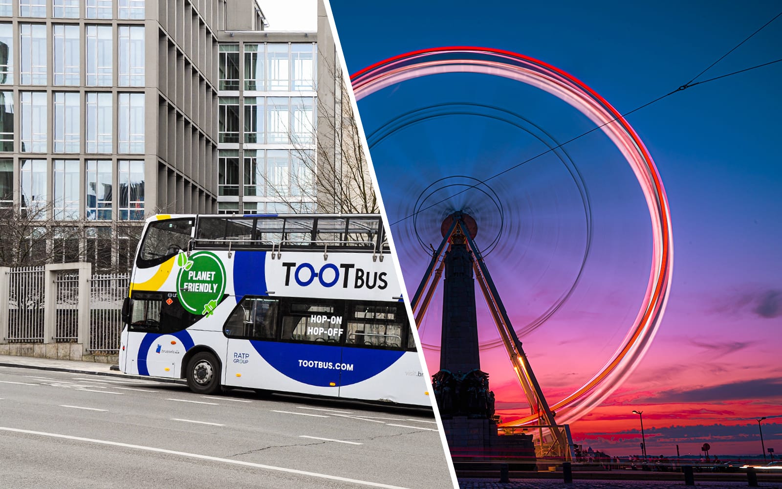 Combo (Save 16%): Brussels Evening Bus Tour + The View Tickets experience in Brussels | TickYourList