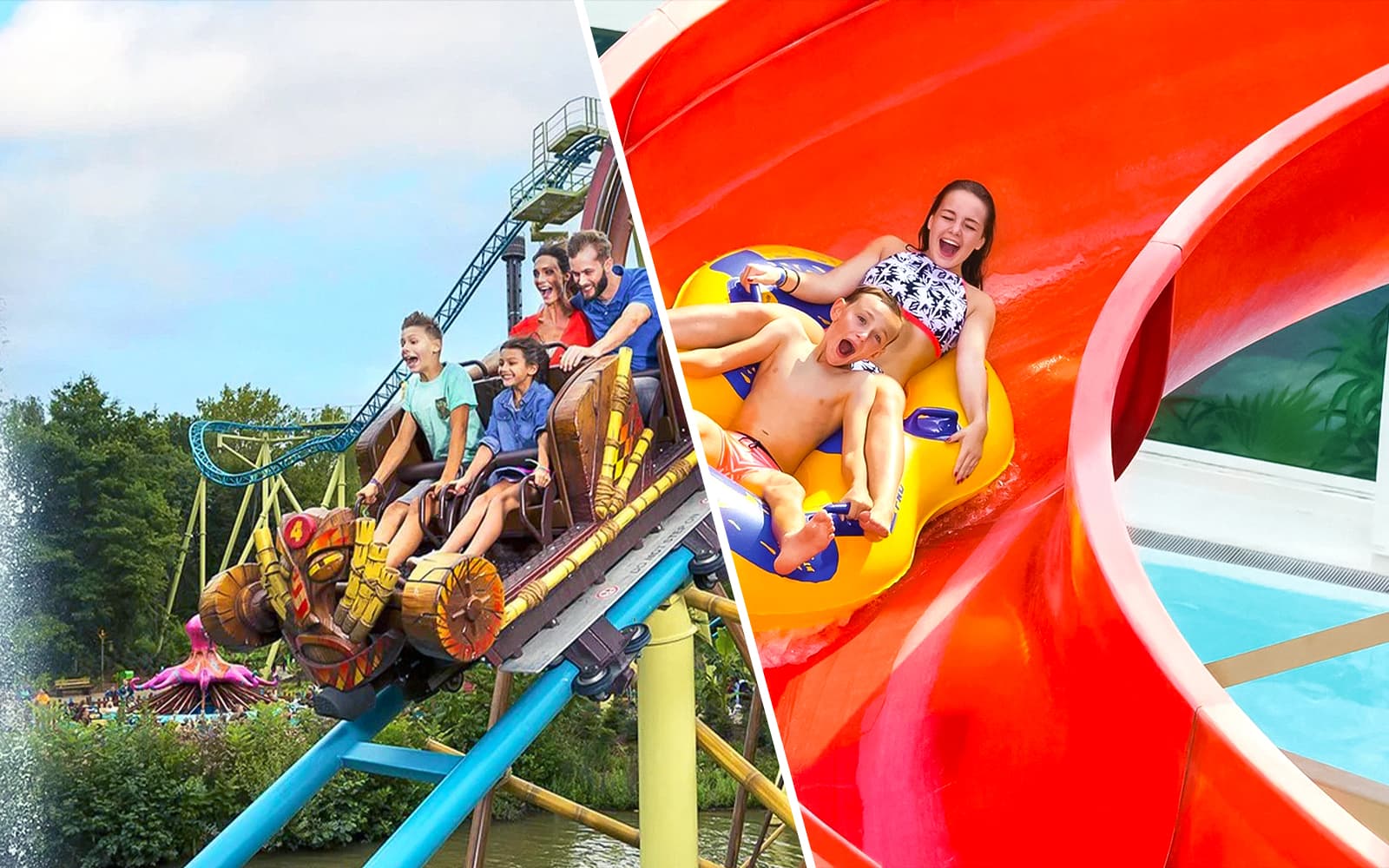 Combo (Save 5%): Walibi Belgium + Aqualibi Water Park Entry Tickets