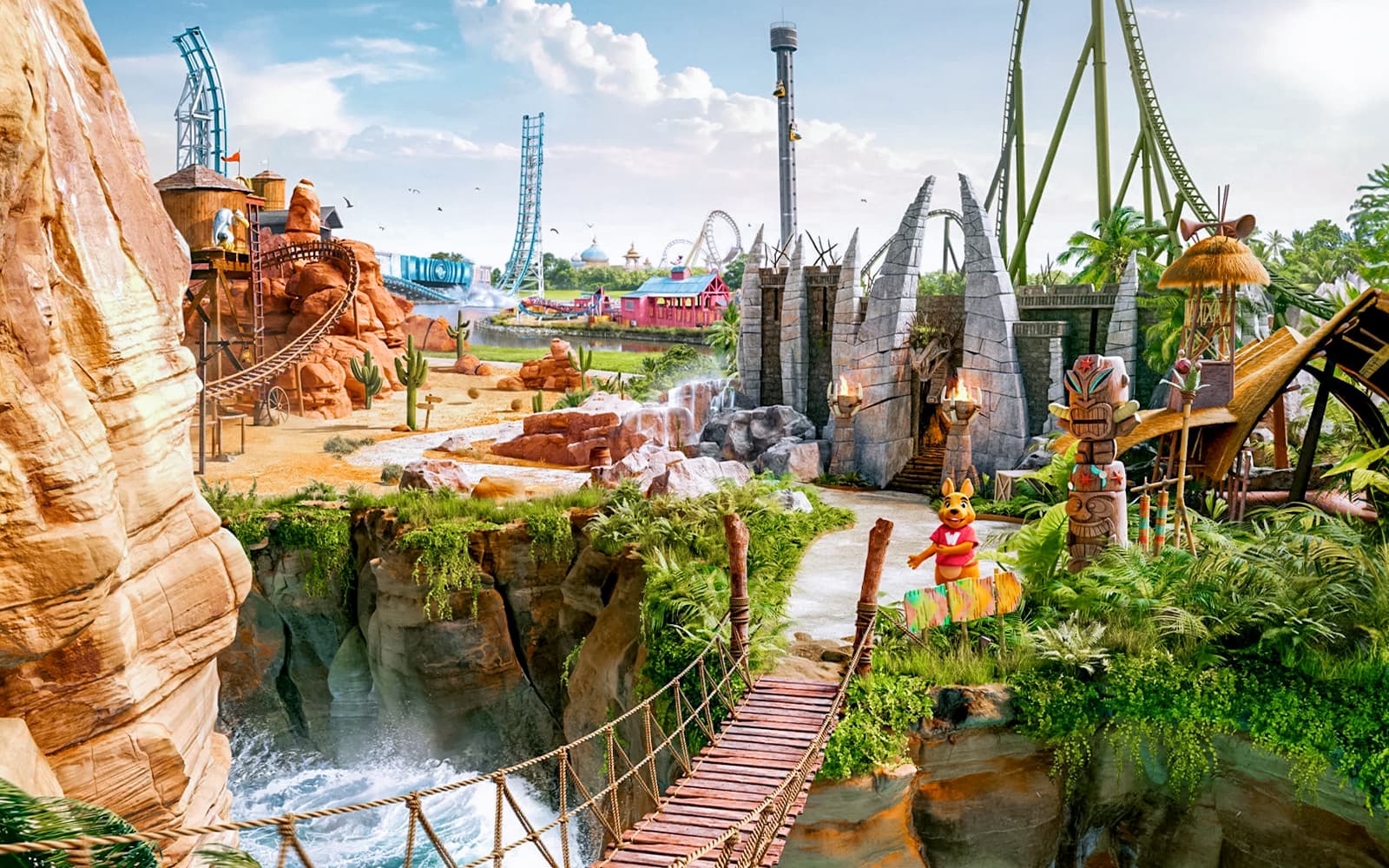 Combo (Save 5%): Walibi Belgium + Aqualibi Water Park Entry Tickets in Brussels - Attractions | TickYourList