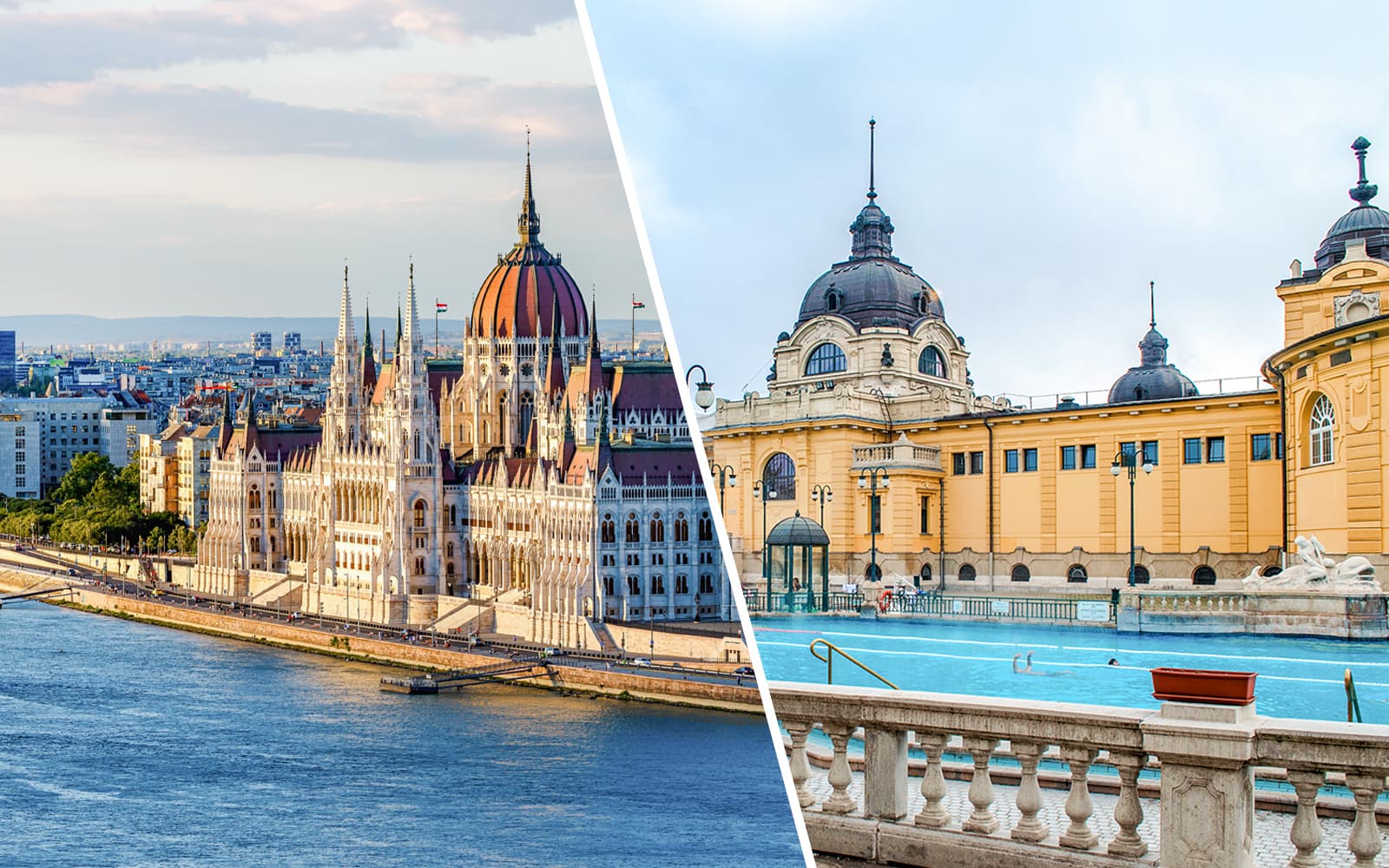 Combo (Save 5%): Hungarian Parliament Multilingual Audio Guided Tour + Széchenyi Spa Entry Tickets