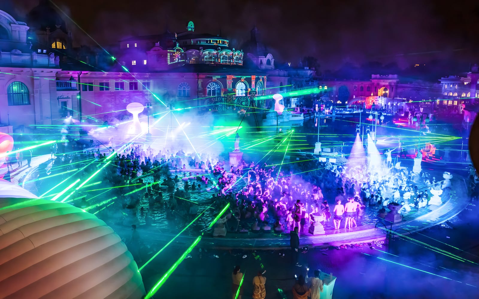 Sparty: Ultimate Late-Night Spa Party in Szechenyi Spa experience tickets in Budapest | TickYourList