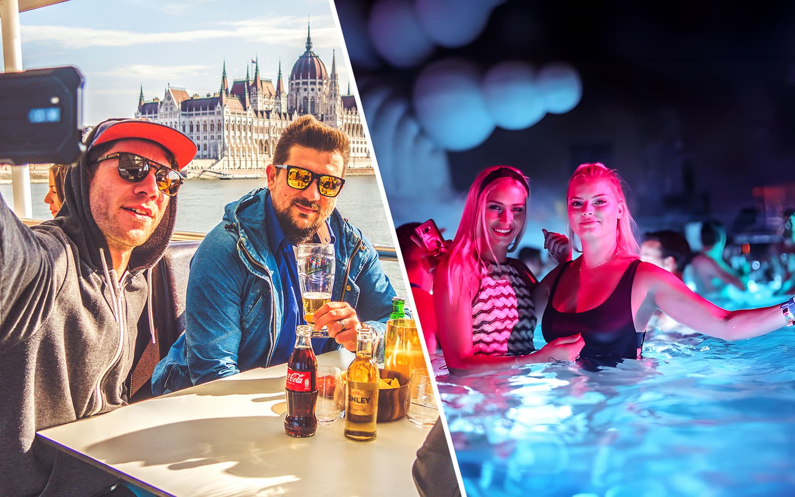 Combo: Budapest Party Boat Cruise + Sparty Tickets