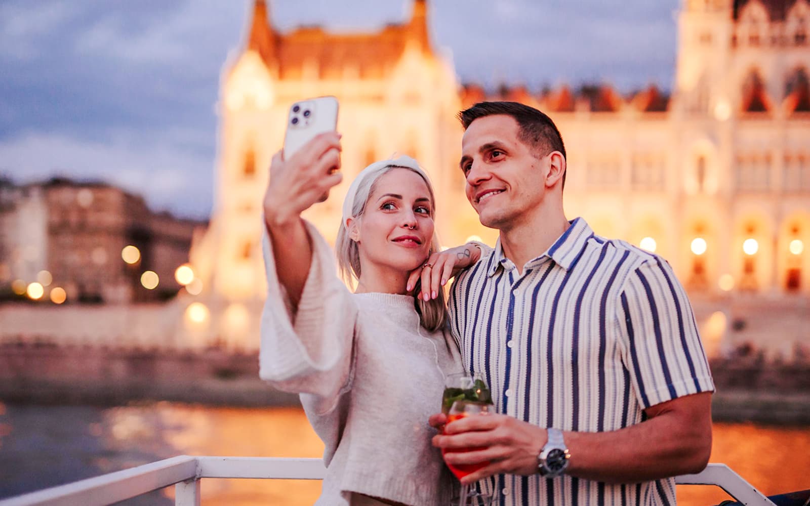 Budapest Danube River Night Lotus Cruise with Unlimited Aperol and Prosecco experience tickets in Budapest | TickYourList