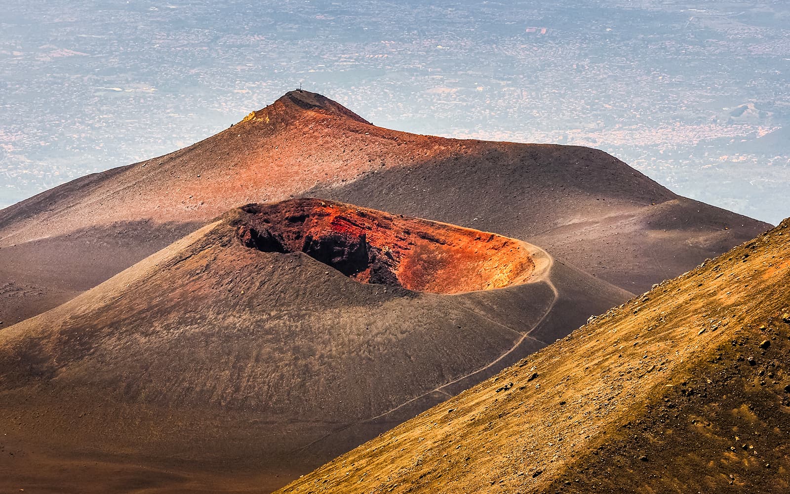 From Catania: Mount Etna Sunset Excursion with Round-Trip Transfers