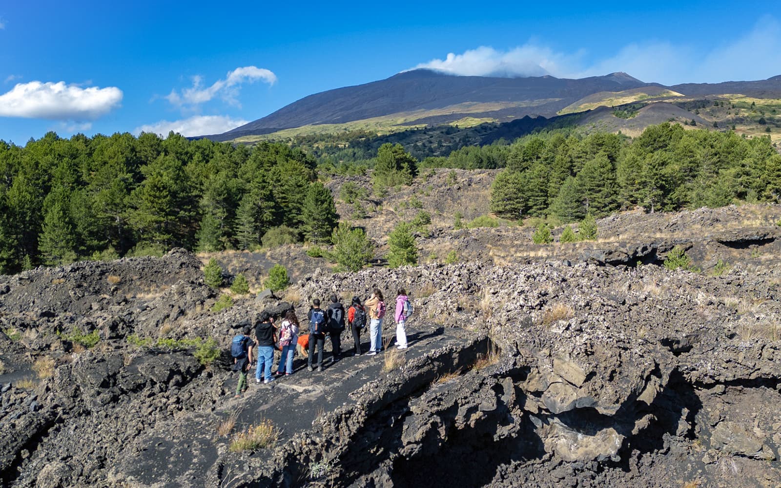 From Catania: Mount Etna Summit Craters Hiking Tour with Round-Trip Transfers