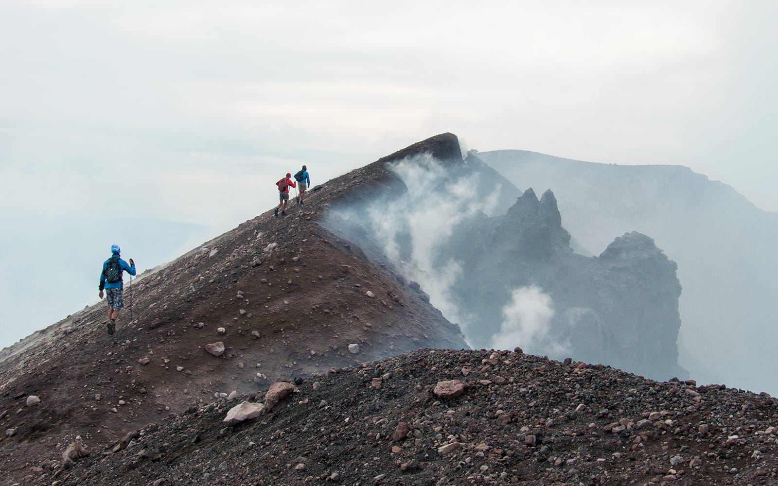 From Catania: Mount Etna Summit Craters Hiking Tour with Round-Trip Transfers tickets in Catania - Activities | TickYourList