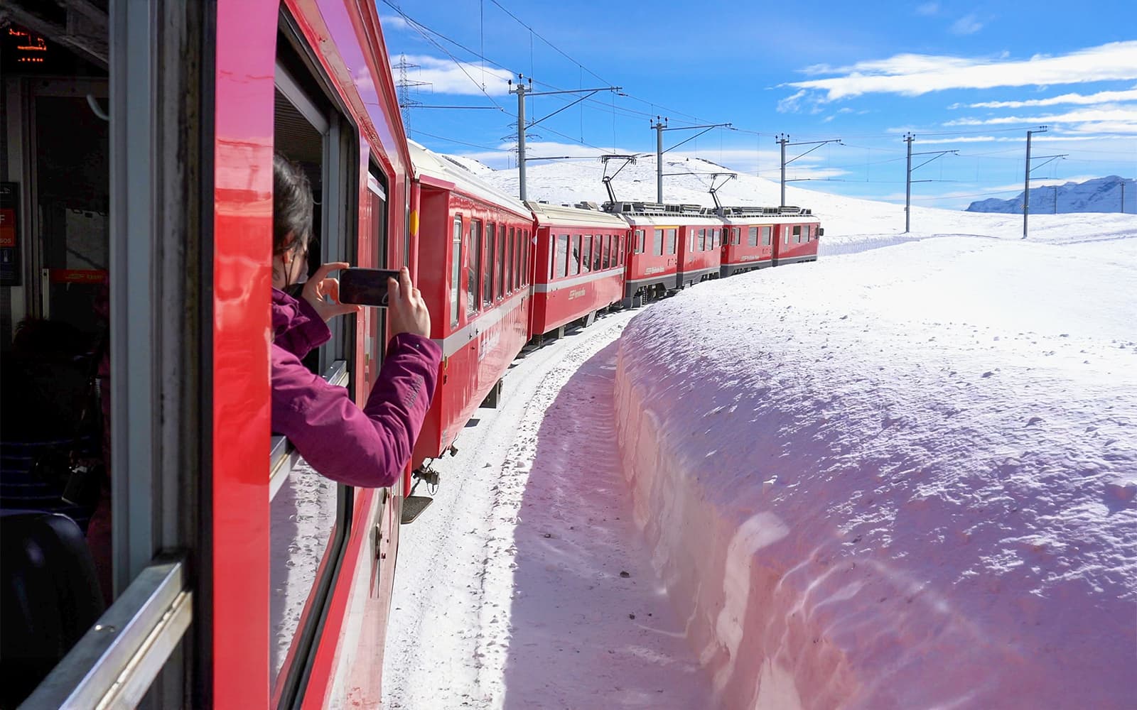 Red Bernina Train Ticket