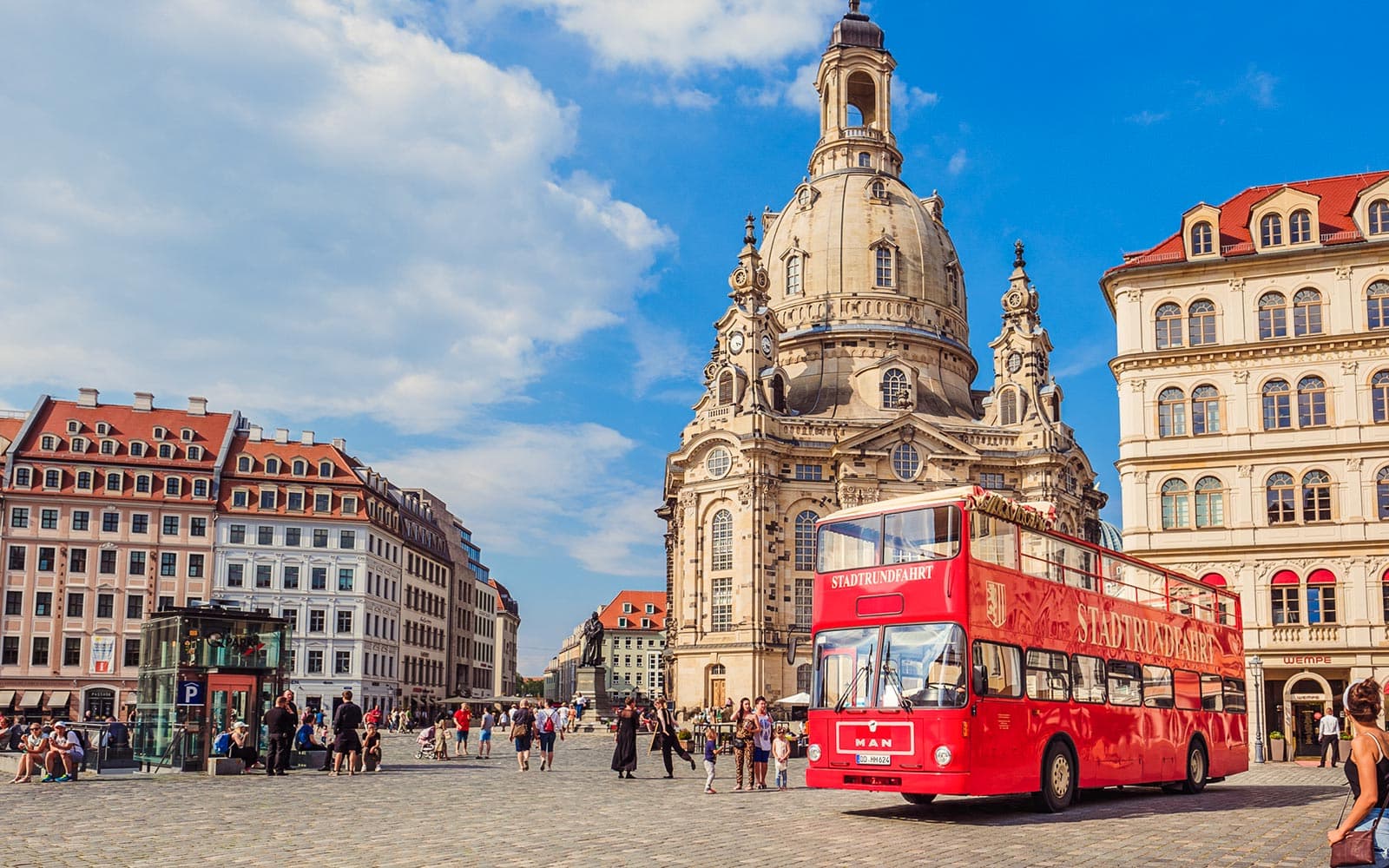 3-Hr Guided Tour of Dresden by Double Decker Bus, Cable Car & Paddle Steamer