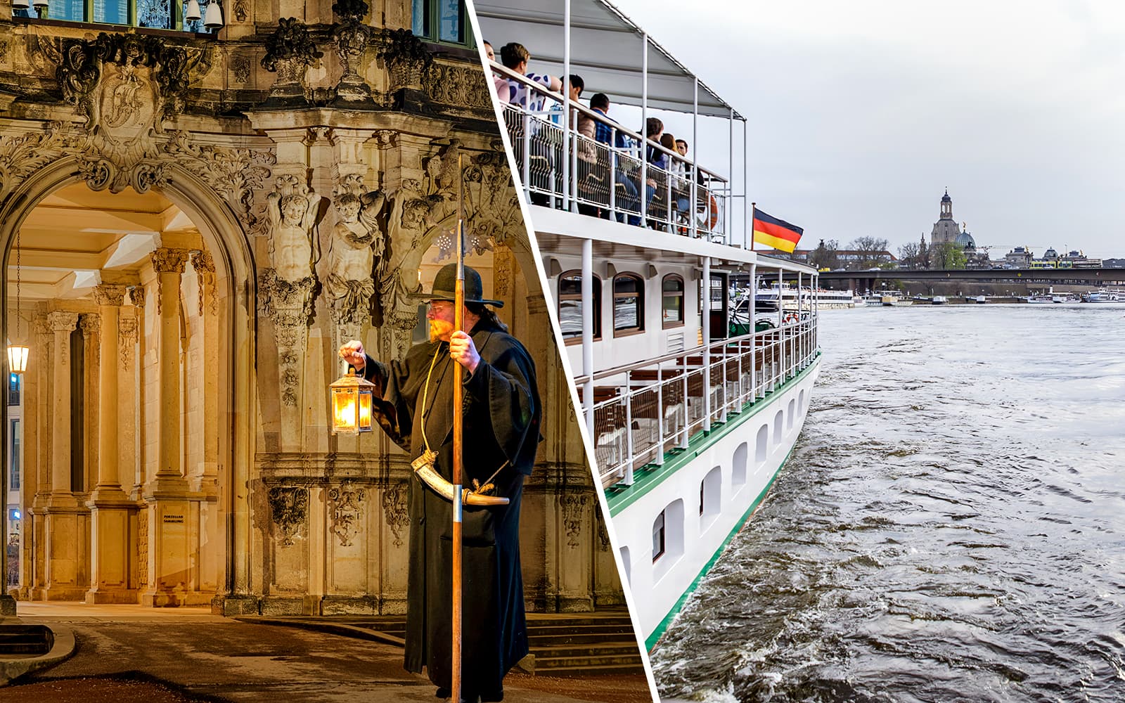 Combo (Save 5%): Elbe City Sightseeing Cruise + Night Watchman Guided Tour